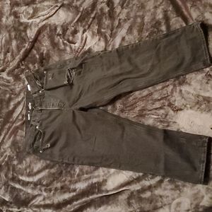 Size 10,slouchy straight, high rise, Old Navy black jeans.